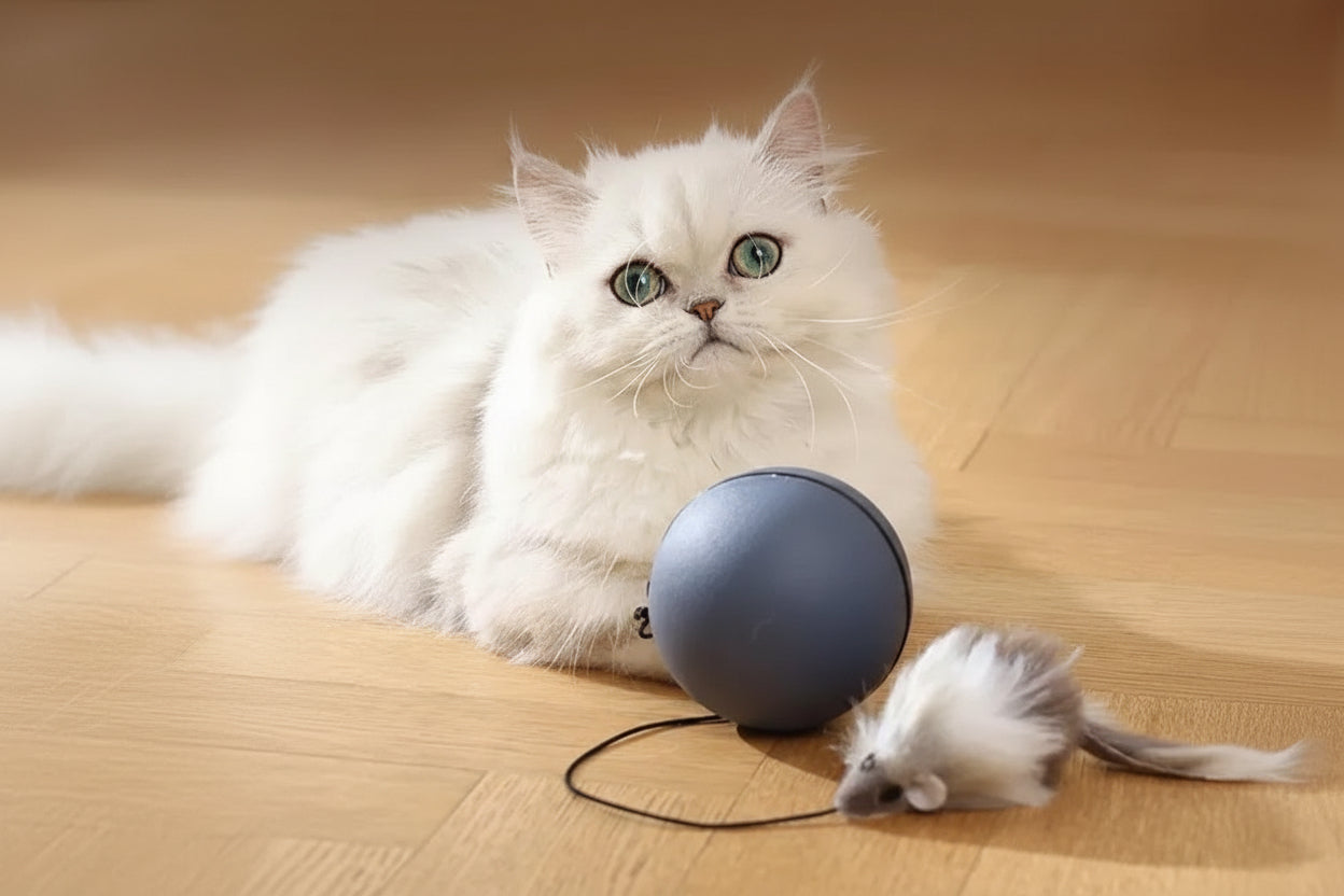 Cat Toys Mouse Teaser Ball Funny Moving Toy For Pets Cat Dog Electric Teaser Ball Automatic Intelligent Rolling Ball Pet Products
